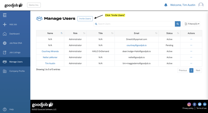 Manage users 2